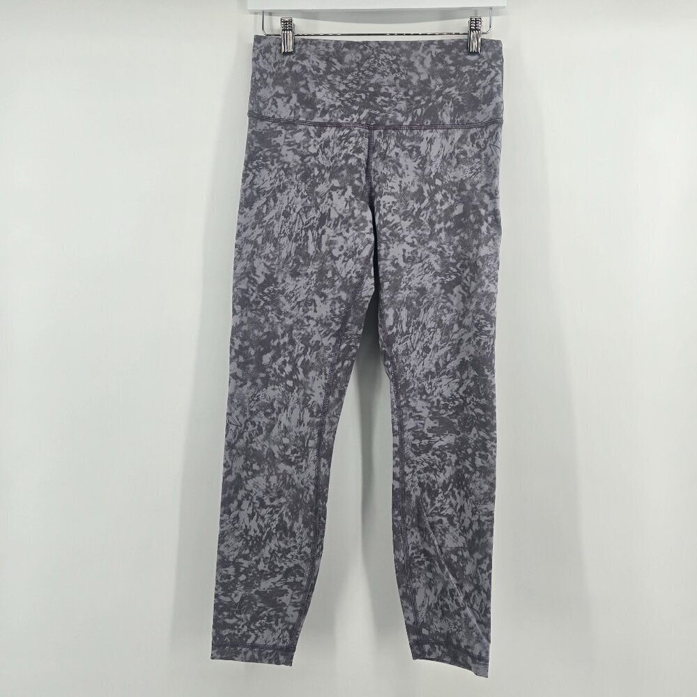 Lululemon Wunder Train High-Rise Tight 25" - 10 Summer Shade Ice Grey Multi - Picture 3 of 6